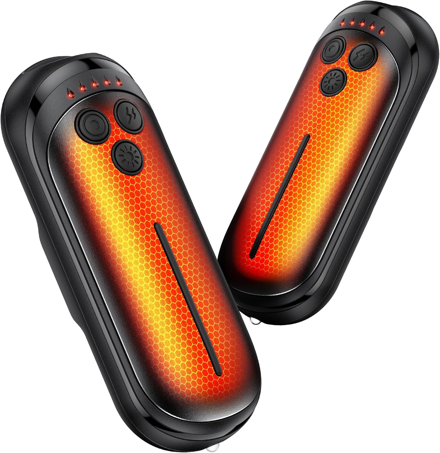 6000mAh Rechargeable Hand Warmers (2-Pack) – Portable Fast-Heating Electric Pocket Heaters